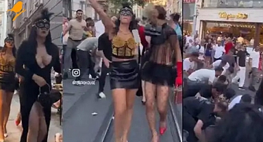 Taksim’de dolar saçan OnlyFans kullanıcıları neden maskeli olduklarını açıkladı
