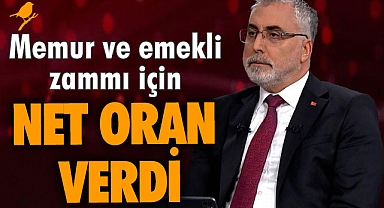 Bakan Vedat Işıkhan memur ve emekli zammıyla ilgili ilk kez net oran verdi