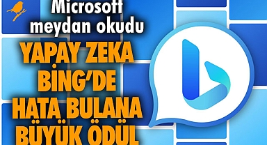 Microsoft meydan okudu! Yapay zeka Bing'de hata bulana büyük ödül