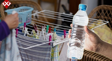 Kışın giysi kurutmak bu kadar kolay mıydı dedirten pet şişe yöntemi