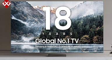 Samsung 18. kez global TV pazarının lideri oldu
